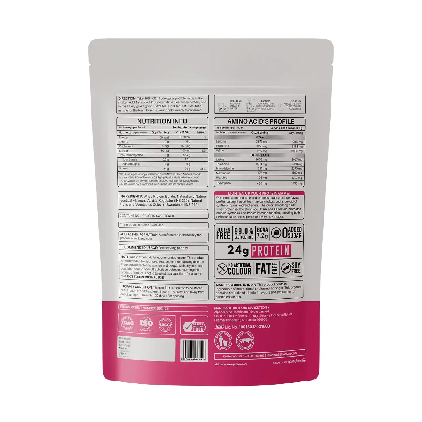 Anytime Clear Whey Protein Isolate, Lychee Martini + Tritan Shaker with Breaker Ball.