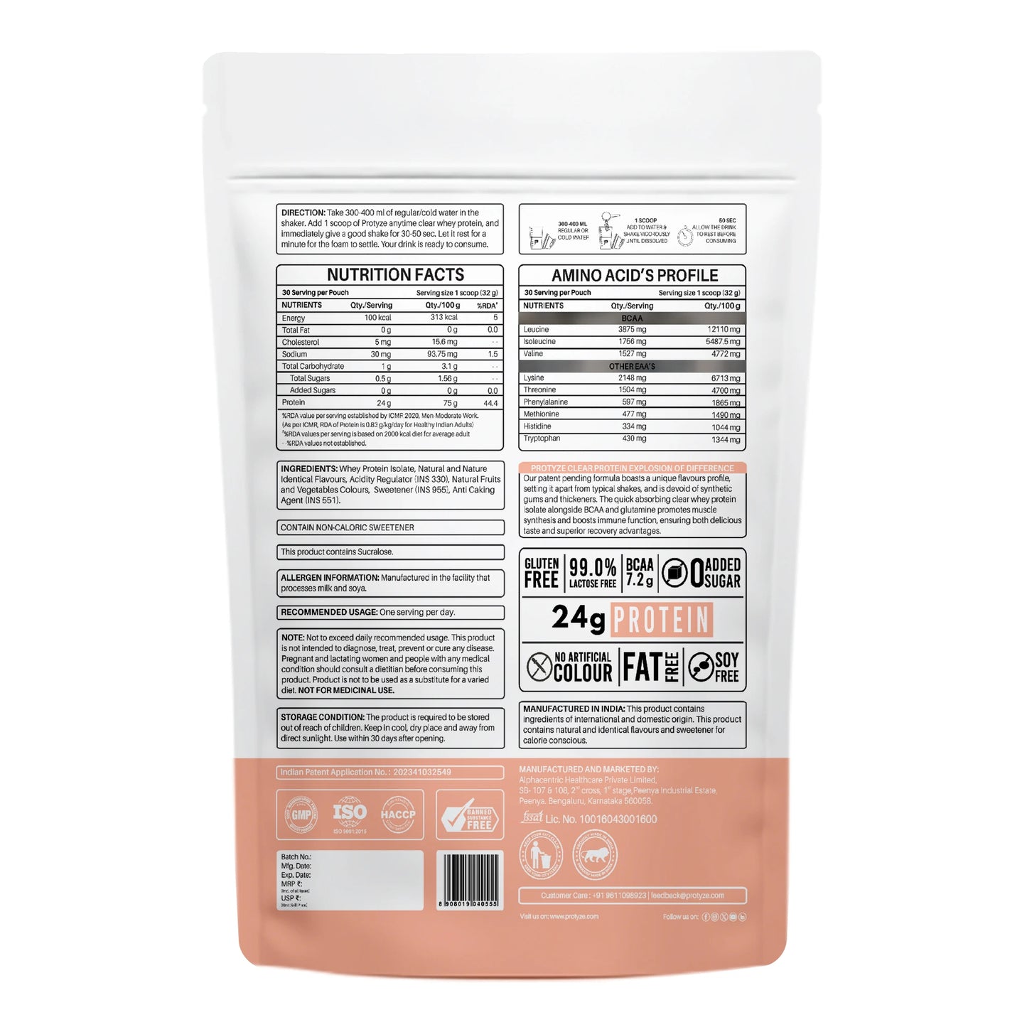 Anytime Clear Whey Protein Isolate, Pink Guava + Tritan Shaker with Breaker Ball.