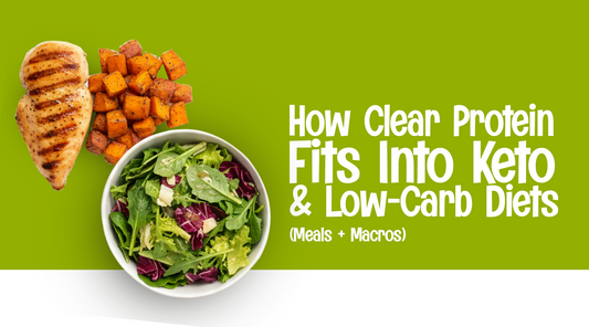 How Clear Protein Fits Into Keto & Low-Carb Diets (Meals + Macros)