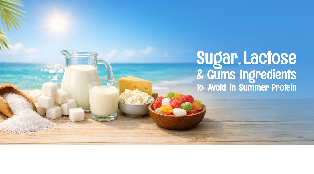 Sugar, Lactose & Gums: Ingredients to Avoid in Summer Protein
