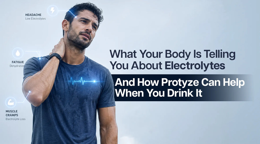 What Your Body Is Telling You About Electrolytes – And How Protyze Can Help When You Drink It