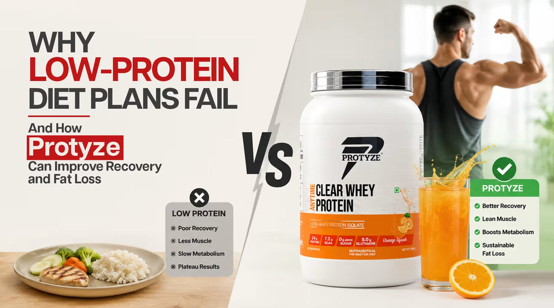 Why Low-Protein Diet Plans Fail — And How Protyze Can Improve Recovery and Fat Loss
