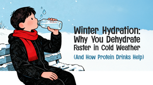 Winter Hydration: Why You Dehydrate Faster in Cold Weather (And How Protein Drinks Help)