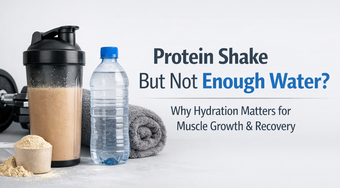 Protein Shake But Not Enough Water? Why Hydration Matters for Muscle Growth & Recovery