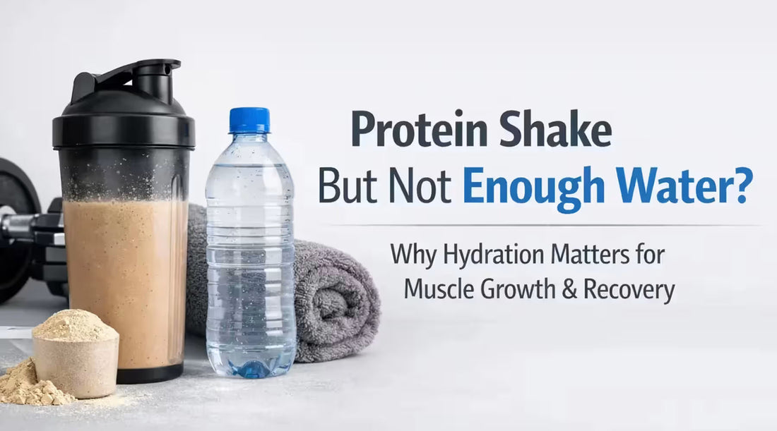 Protein Shake But Not Enough Water? Why Hydration Matters for Muscle Growth & Recovery