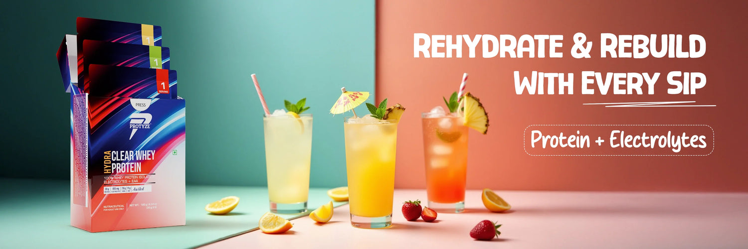 Protein and Electrolyte Drink for Hydration