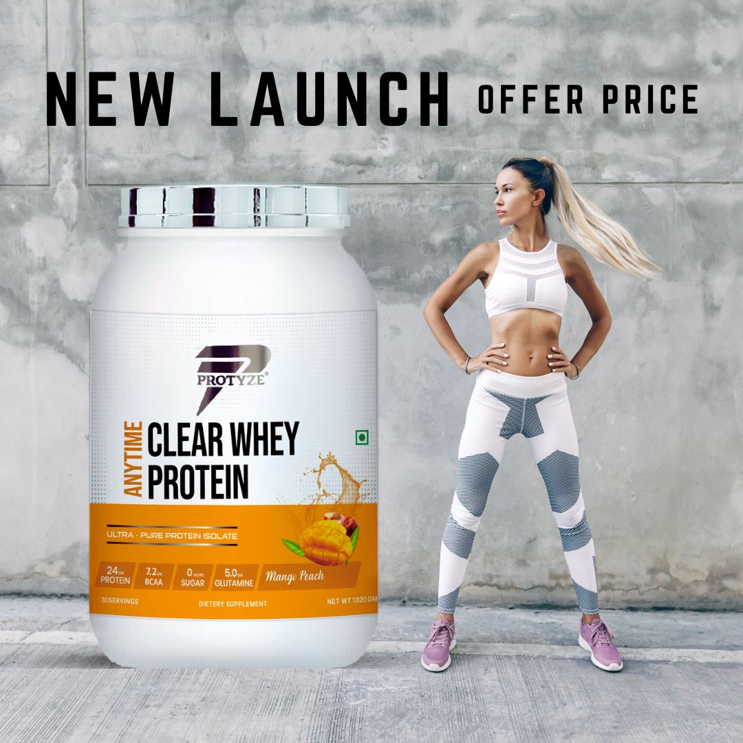 Protyze- India's First Clear Whey Isolate Protein Drink Supplement
