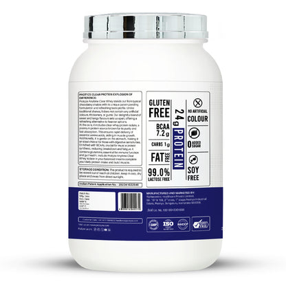 Protyze Anytime Clear Whey Isolate, Blueberry Crush (30 Servings)