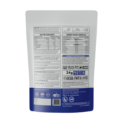 Anytime Clear Whey Protein Isolate, Blueberry Crush 15 Servings (24g Protein, Zero Added Sugar, Easy Digestion)