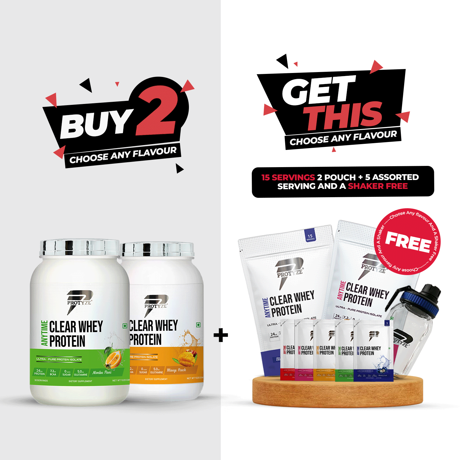 Protyze- India's First Clear Whey Isolate Protein Drink Supplement
