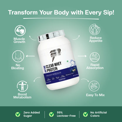 Anytime Clear Whey Protein Isolate, Blueberry Crush (30 Servings)