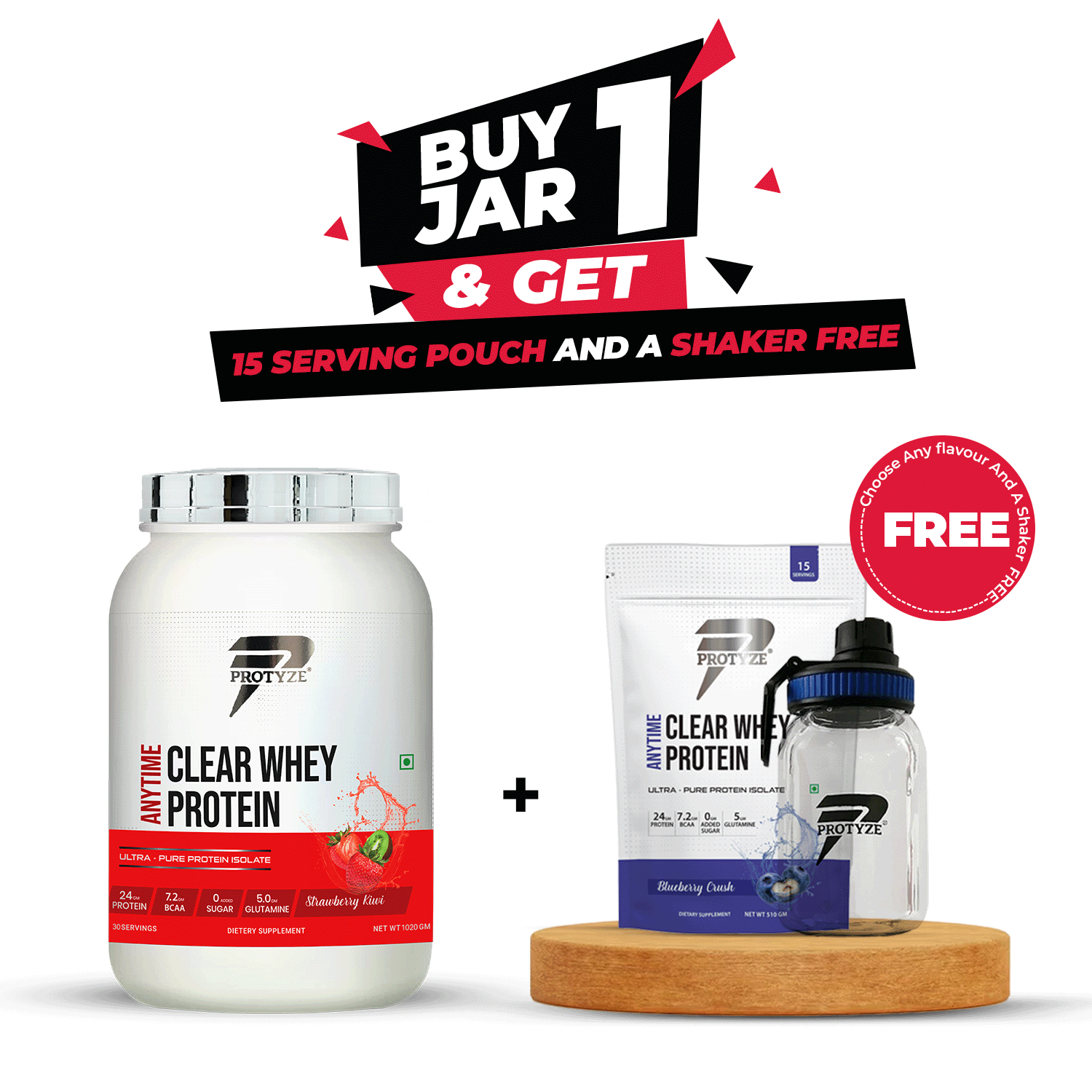 Protyze- India's First Clear Whey Isolate Protein Drink Supplement