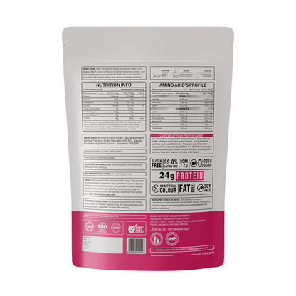 Anytime Clear Whey Protein Isolate, Lychee Martini 15 Servings (24g Protein, Zero Added Sugar, Easy Digestion)