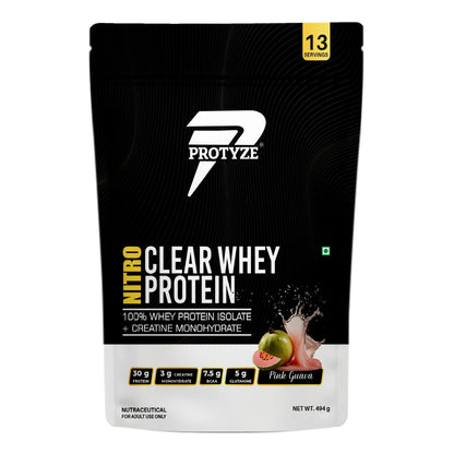 Nitro Clear Whey Protein, Pink Guava 13 Servings