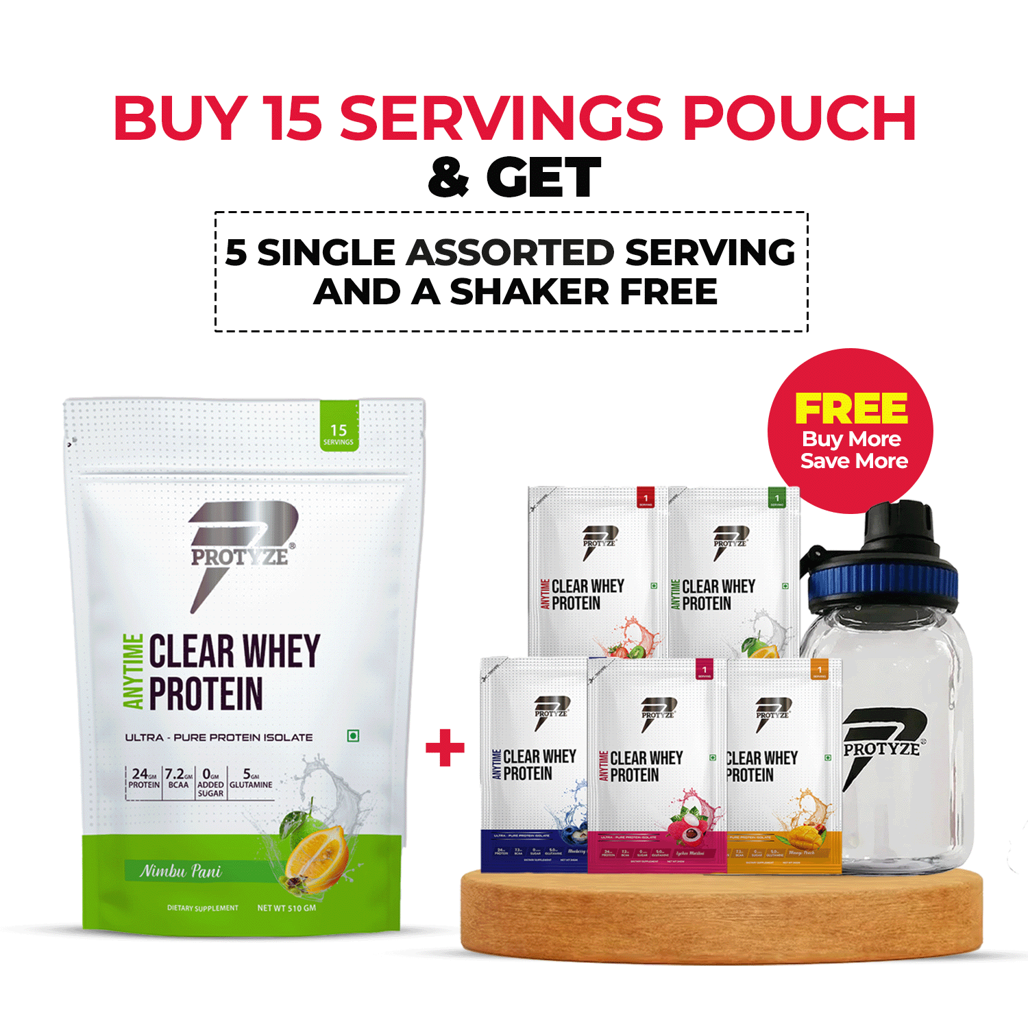 Protyze- India's First Clear Whey Isolate Protein Drink Supplement