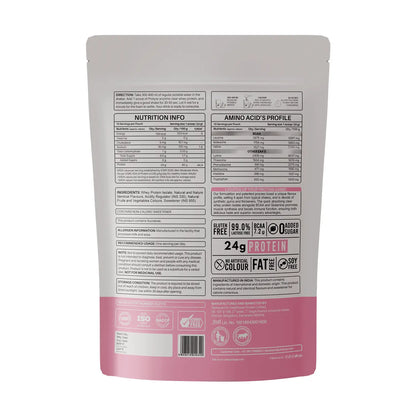 Anytime Clear Whey Protein Isolate, Royal Rose + Tritan Shaker with Breaker Ball.