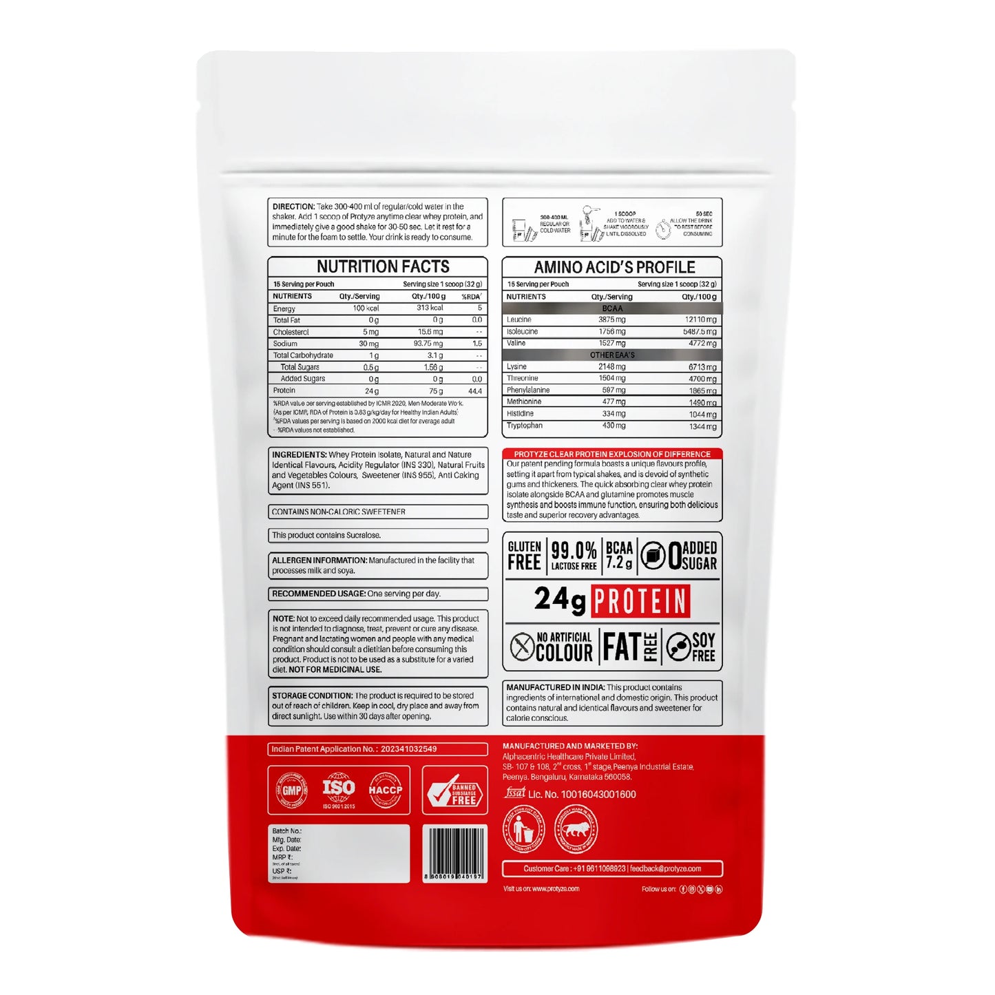 Anytime Clear Whey Protein Isolate, Strawberry Kiwi 15 Servings