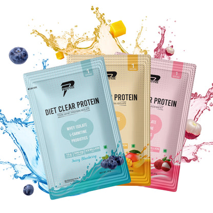 Diet Clear Protein, Assorted - Pack of 6 (Each Flavour 2 Units)