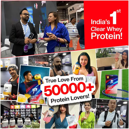 Anytime Clear Whey Protein Isolate, Pink guava 30 Servings (24g Protein, Zero Added Sugar, Easy Digestion)