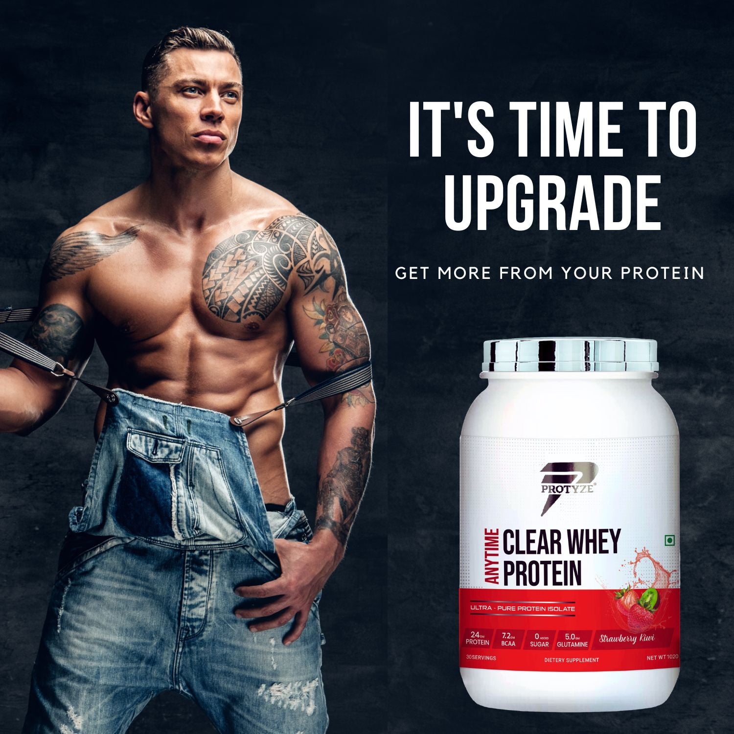 Protyze- India's First Clear Whey Isolate Protein Drink Supplement