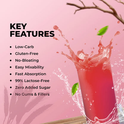 Diet Clear Protein, Juicy Lychee (Pack of 15 Sachets)