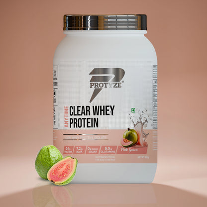 Anytime Clear Whey Protein Isolate, Pink guava (30 Servings)