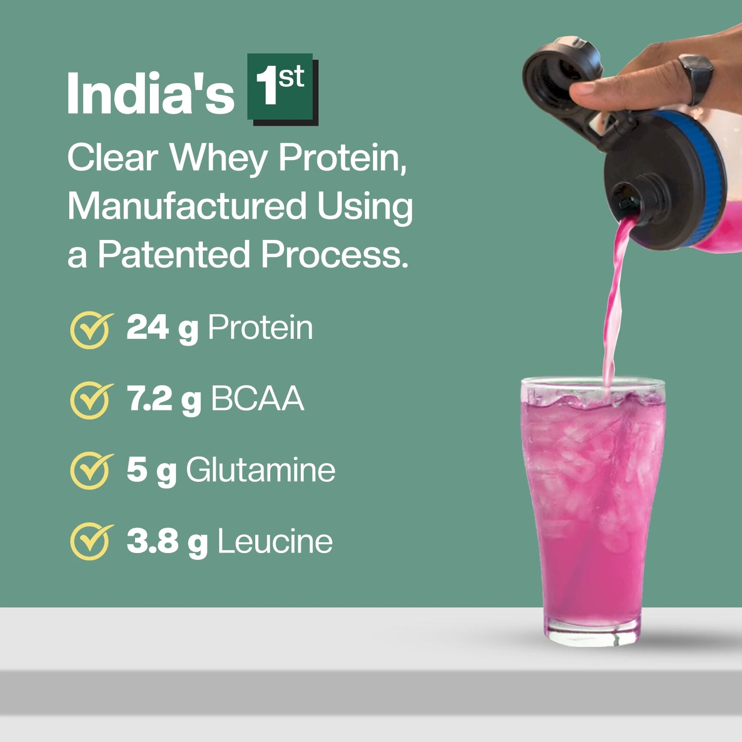 Anytime Clear Whey Protein Isolate, Assorted Flavours Set 1 (Royal Rose, Lychee Martini, Mango Peach, Blueberry Crush, Strawberry Kiwi)