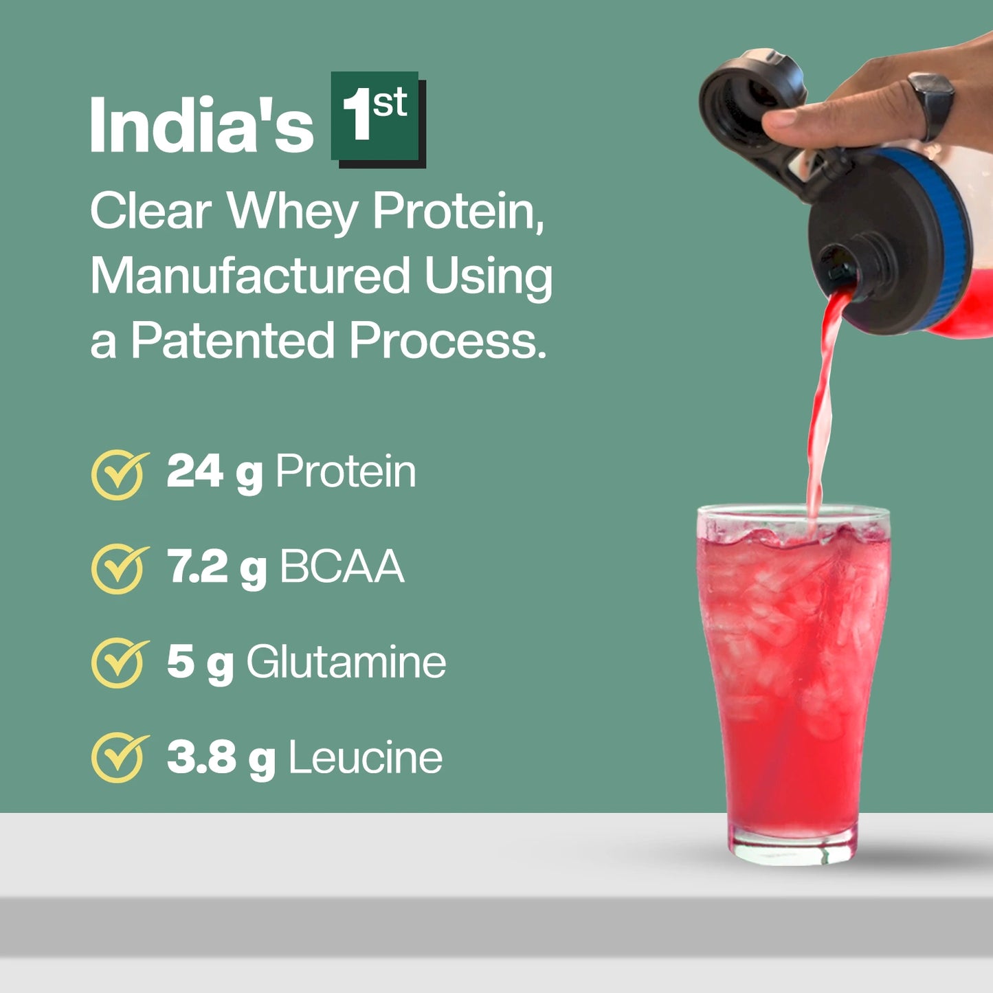 Anytime Clear Whey Protein Isolate, Strawberry Kiwi (30 Servings)
