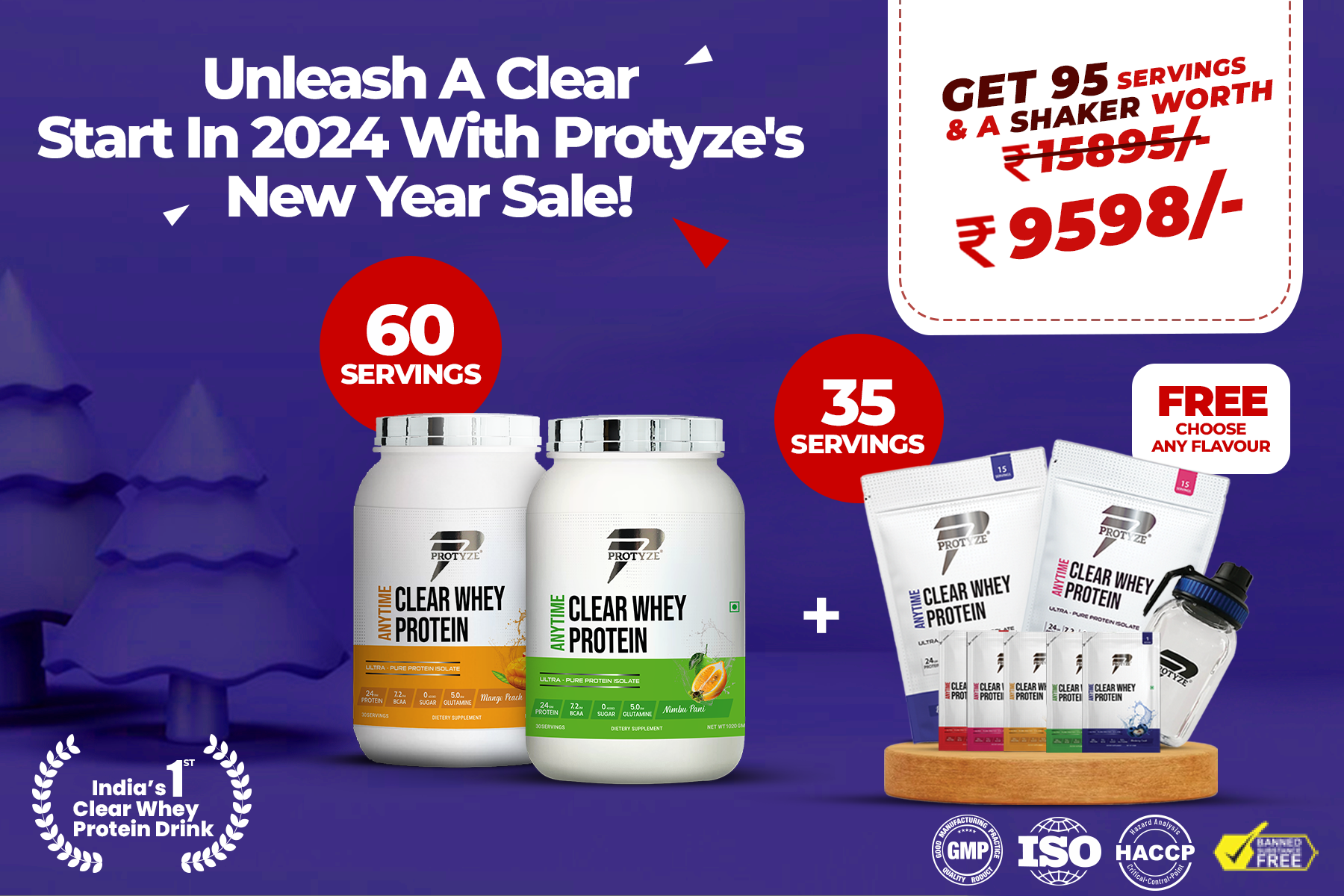Protyze- India's First Clear Whey Isolate Protein Drink Supplement