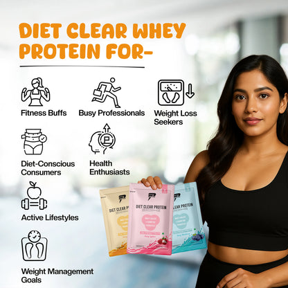 Diet Clear Protein, Assorted - Pack of 6 (Each Flavour 2 Units)